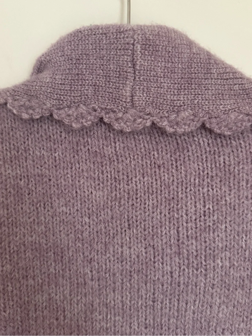 Zara Dusty Purple Knit Cardigan - Picture 6 of 8